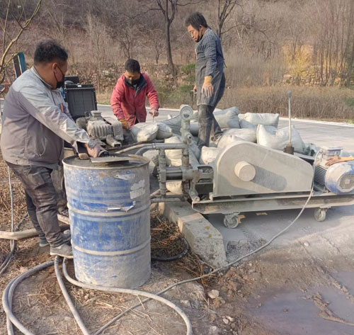 漳平路面下沉注浆